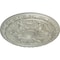 Ekena Millwork Baile Ceiling Medallion (Fits Canopies up to 3 1/4"), Hand-Painted Flash Copper, 20"OD x 1 5/8"P CM20BLFCS - alternate 2